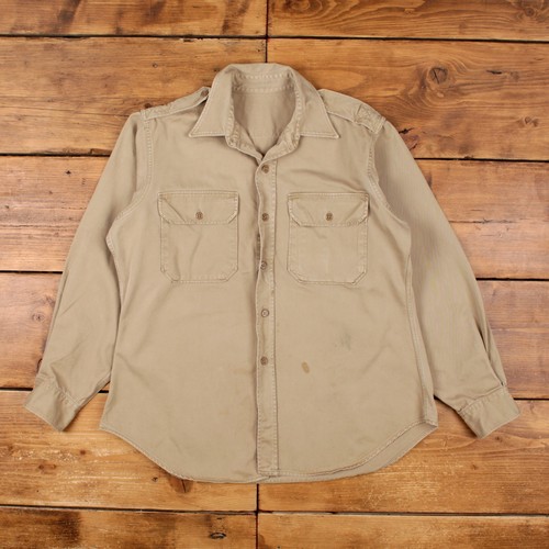 Vintage militär uniform hemd - vintage,